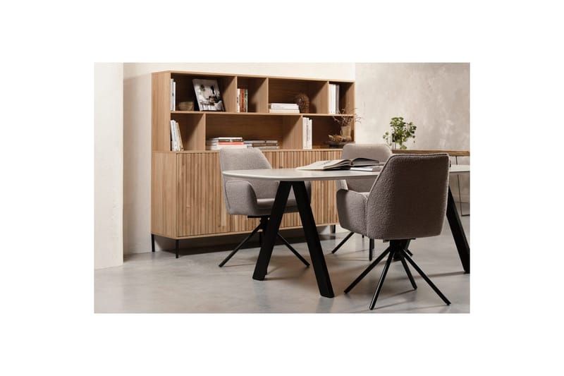 Vægskab Ny Gravure - Naturlig - Opbevaring - Opbevaringsmøbler - Kommode