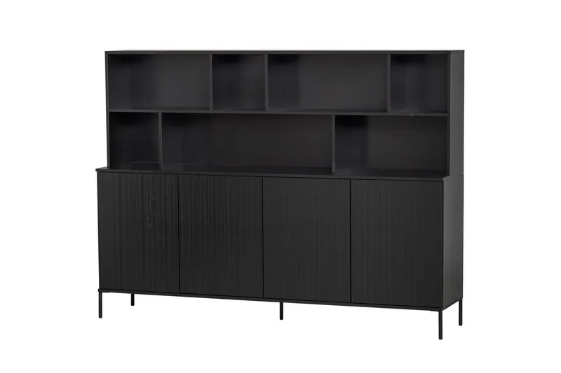 Vægskab Ny Gravure - Sort - Opbevaring - Opbevaringsmøbler - Kommode