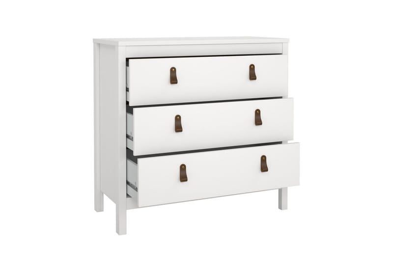 Vallvidera Kommode 82 cm - Hvid - Opbevaring - Opbevaringsmøbler - Kommode