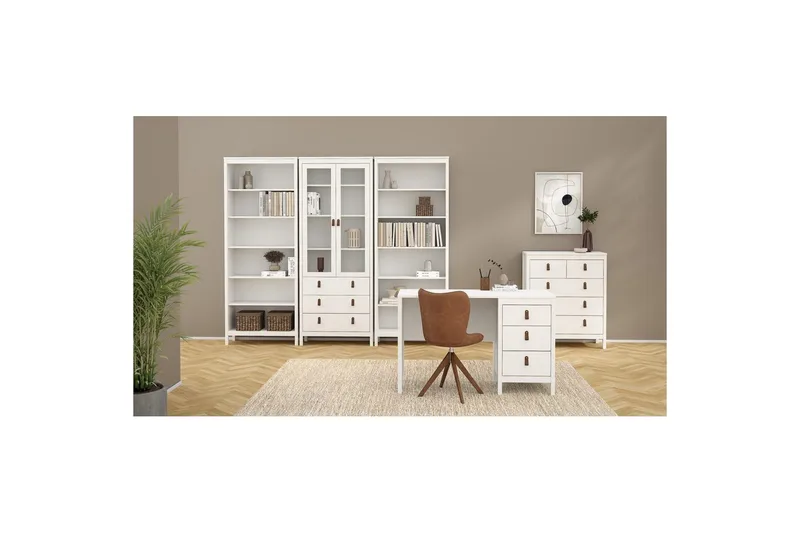 Vallvidera Kommode 82 cm - Hvid - Opbevaring - Opbevaringsmøbler - Kommode - Entrékommode