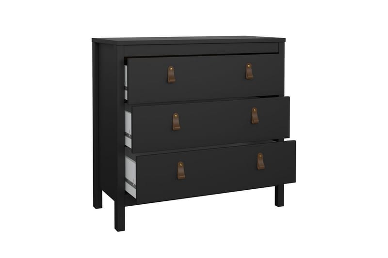 Vallvidera Kommode 82 cm - Sort - Opbevaring - Opbevaringsmøbler - Kommode