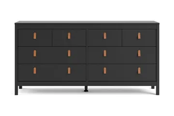 Vallvidera Sengebord 159 cm - Sort - Opbevaring - Opbevaringsmøbler - Kommode