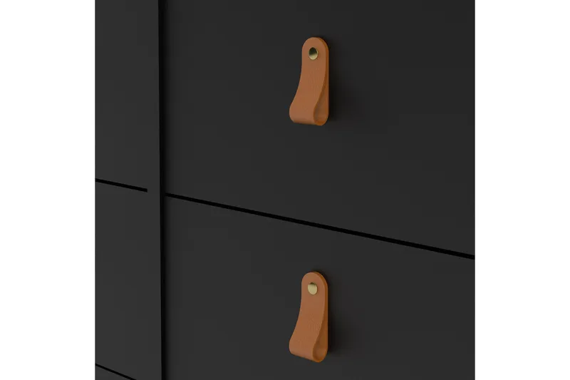 Vallvidera Sengebord 159 cm - Sort - Opbevaring - Opbevaringsmøbler - Kommode