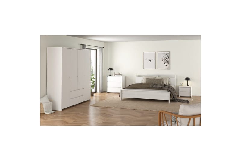 Varun Kommode 80 cm - Hvid - Opbevaring - Opbevaringsmøbler - Kommode - Entrékommode