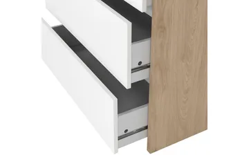 Varun Kommode 80 cm - Hvid - Opbevaring - Opbevaringsmøbler - Kommode - Entrékommode