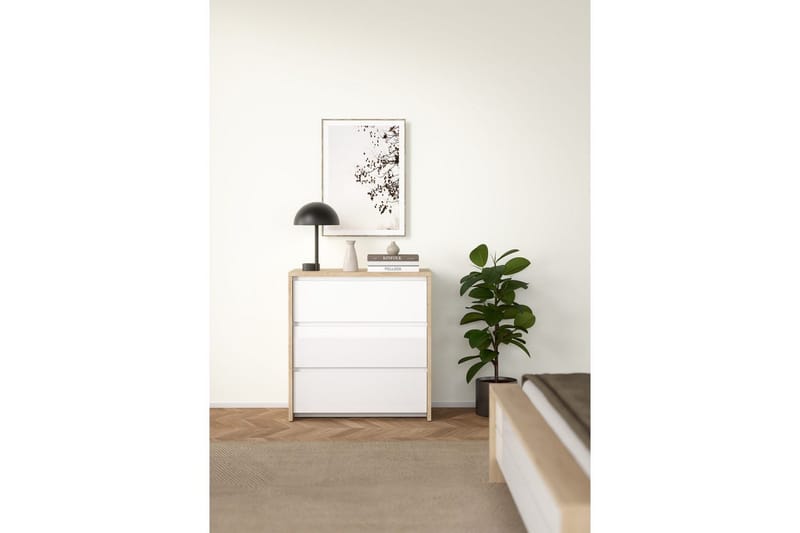 Varun Kommode 80 cm - Hvid - Opbevaring - Opbevaringsmøbler - Kommode - Entrékommode