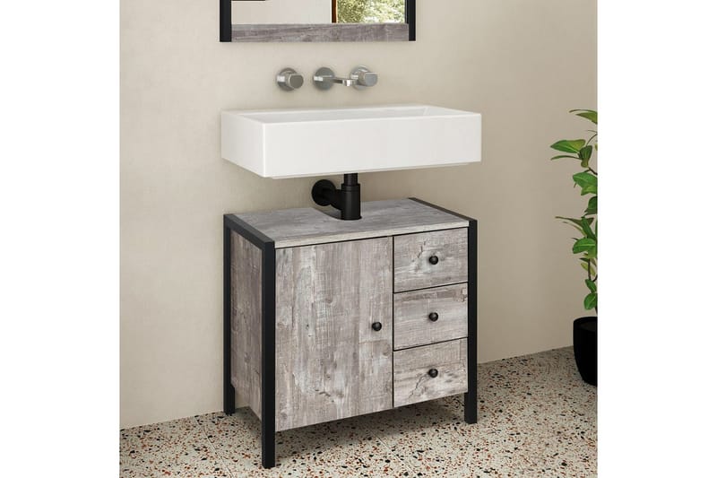 Vaskeskab Chris 1 Dør - 1 Dør - Opbevaring - Opbevaringsmøbler - Kommode - Entrékommode