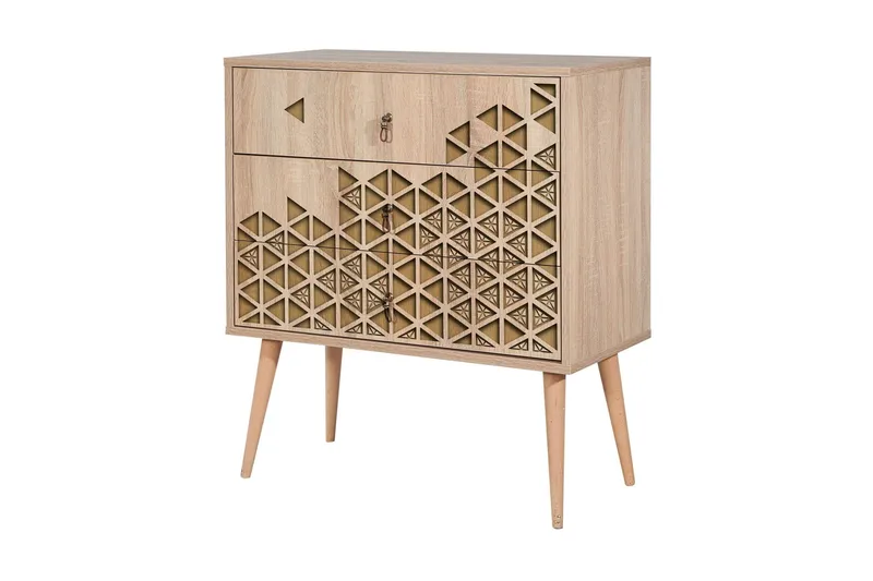 Vellavie Kommode Dekor - Mørkebrun - Opbevaring - Opbevaringsmøbler - Kommode - Entrékommode