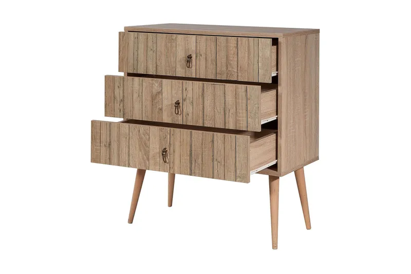 Vellavie Kommode Panel - Lysebrun - Opbevaring - Opbevaringsmøbler - Kommode - Entrékommode