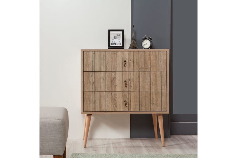 Vellavie Kommode Panel - Lysebrun - Opbevaring - Opbevaringsmøbler - Kommode - Entrékommode