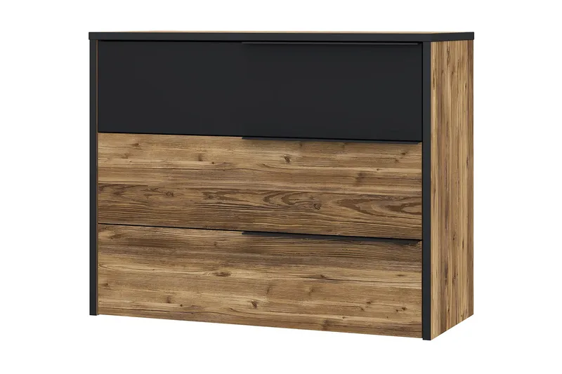 Vergina Kommode 42x100 cm - Brun/Sort - Opbevaring - Opbevaringsmøbler - Kommode