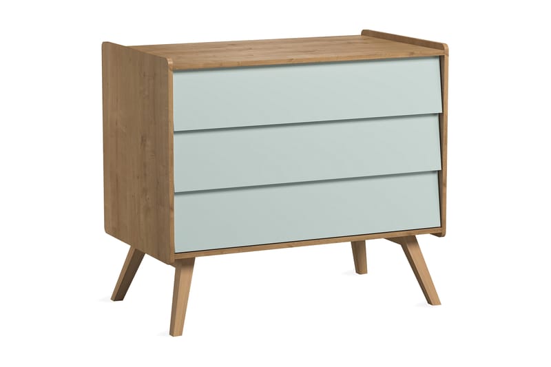 Vintage Kommode Træ/Natur/Grøn - VOX - Opbevaring - Opbevaringsmøbler - Kommode - Entrékommode
