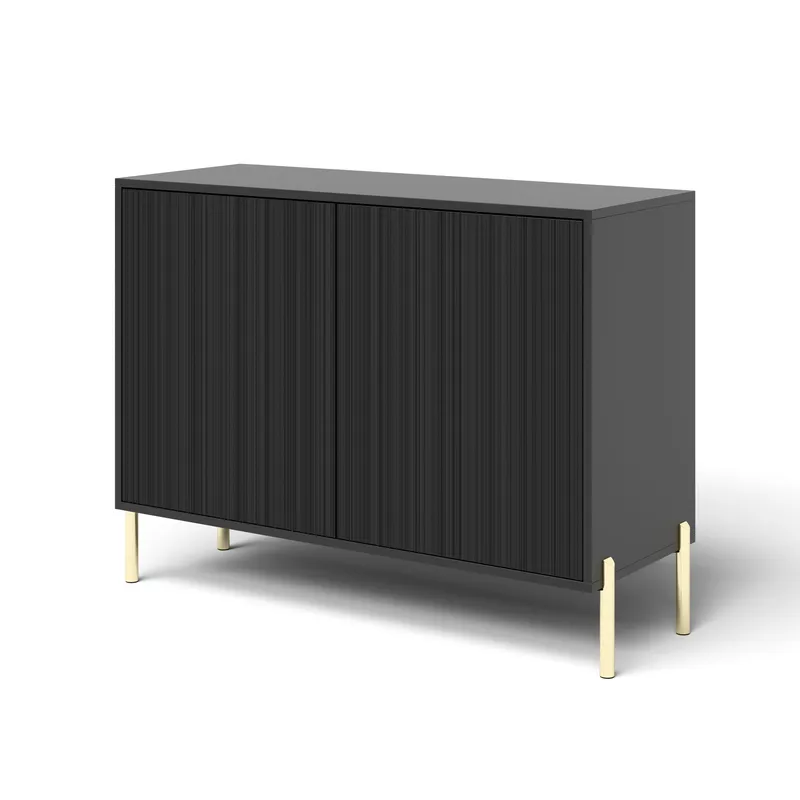 Virmani Kommode 104 cm, Sort