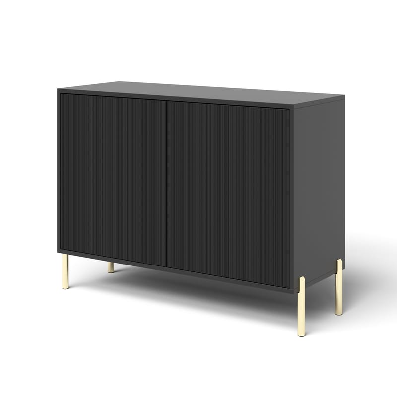 Virmani Kommode 104 cm, Sort