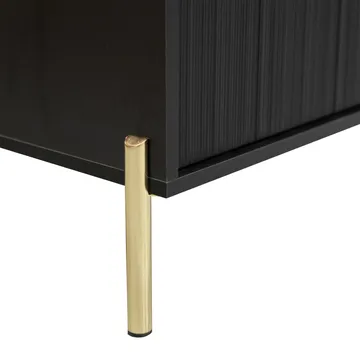 Virmani Kommode 104 cm - Sort - Opbevaring - Opbevaringsmøbler - Kommode