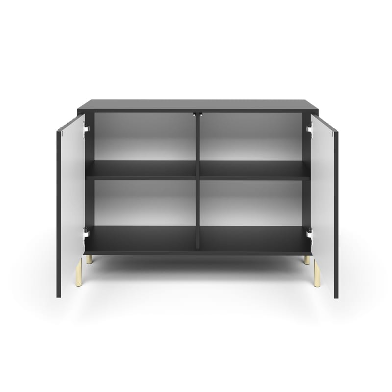Virmani Kommode 104 cm - Sort - Opbevaring - Opbevaringsmøbler - Kommode