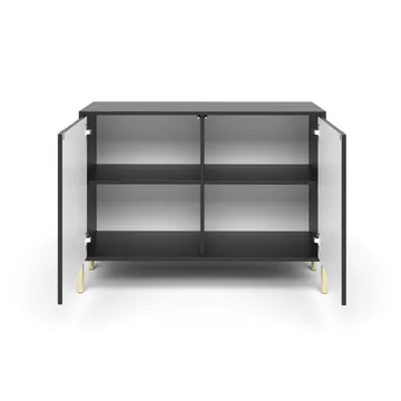 Virmani Kommode 104 cm - Sort - Opbevaring - Opbevaringsmøbler - Kommode