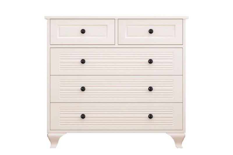 Vornrel Kommode 90 cm, Mat Hvid