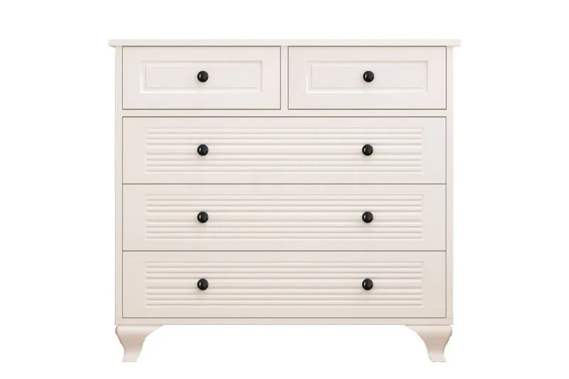 Vornrel Kommode 90 cm, Mat Hvid