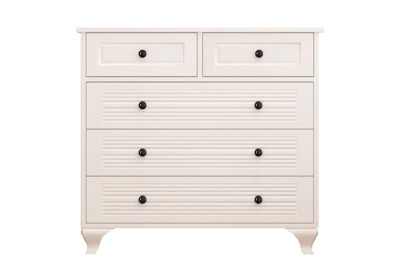 Vornrel Kommode 90 cm, Mat Hvid