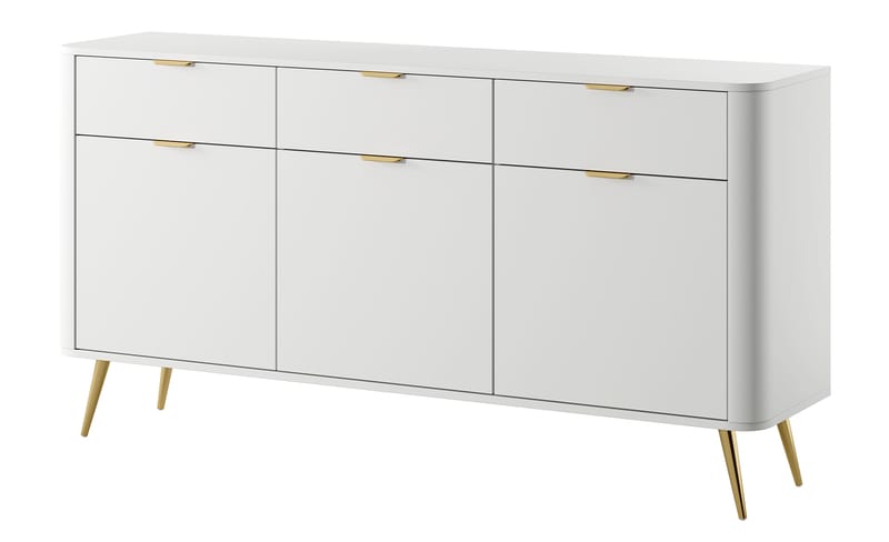 Walia Kommode 163 cm - Hvid - Opbevaring - Opbevaringsmøbler - Kommode