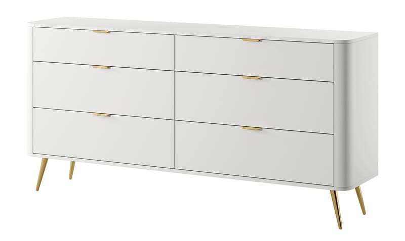 Walia Kommode 173 cm - Hvid - Opbevaring - Opbevaringsmøbler - Kommode