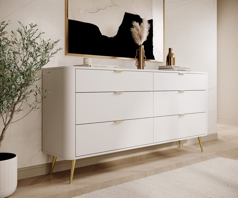 Walia Kommode 173 cm - Hvid - Opbevaring - Opbevaringsmøbler - Kommode