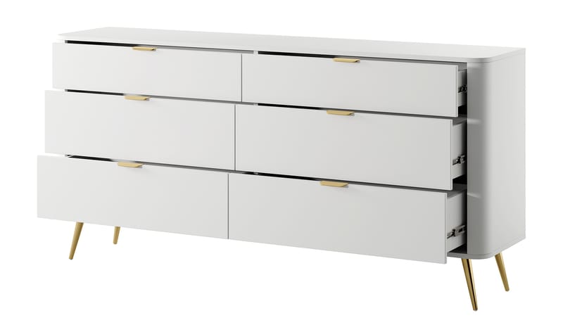 Walia Kommode 173 cm - Hvid - Opbevaring - Opbevaringsmøbler - Kommode