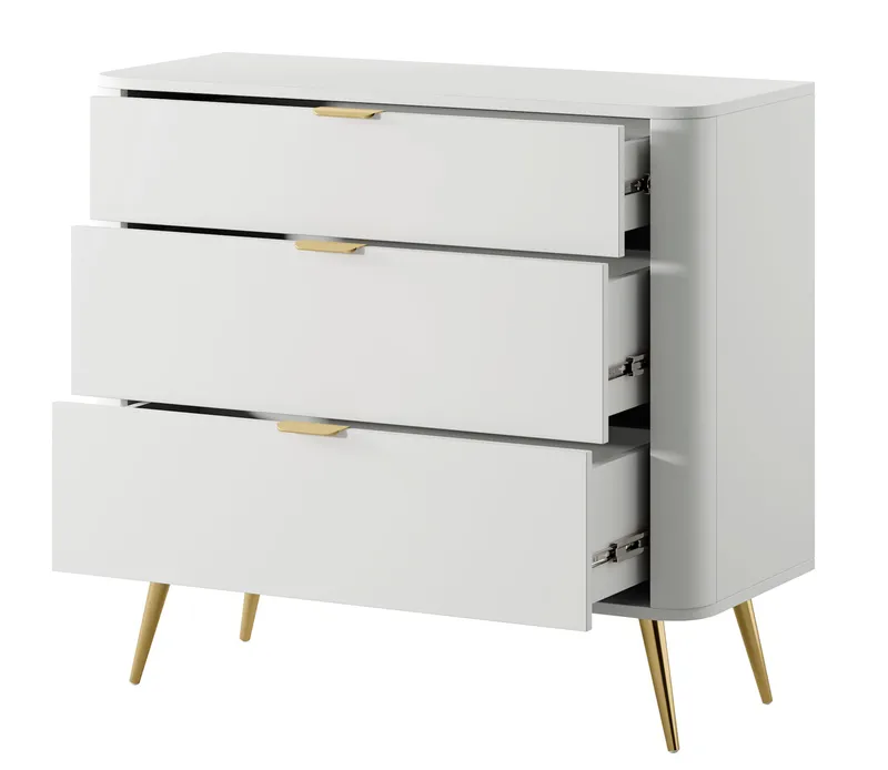 Walia Kommode 93 cm - Hvid - Opbevaring - Opbevaringsmøbler - Kommode - Entrékommode