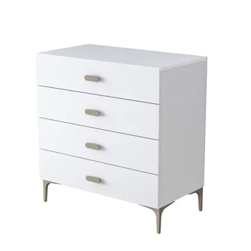 Kommode Wallxpert Cleo hylde (85,6 x 90,7 x 45 cm) hvid - Hvid - Opbevaring - Opbevaringsmøbler - Kommode