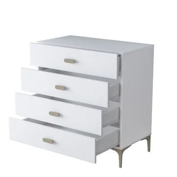 Kommode Wallxpert Cleo hylde (85,6 x 90,7 x 45 cm) hvid - Hvid - Opbevaring - Opbevaringsmøbler - Kommode