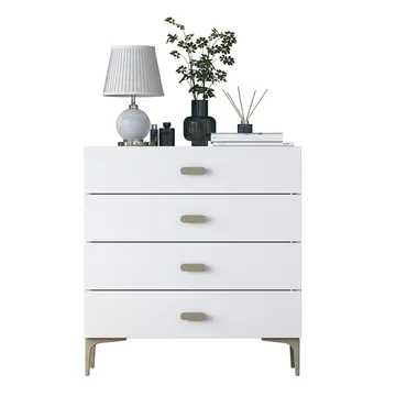 Kommode Wallxpert Cleo hylde (85,6 x 90,7 x 45 cm) hvid - Hvid - Opbevaring - Opbevaringsmøbler - Kommode