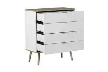 Walpi Kommode 79 cm - Hvid - Opbevaring - Opbevaringsmøbler - Kommode - Entrékommode