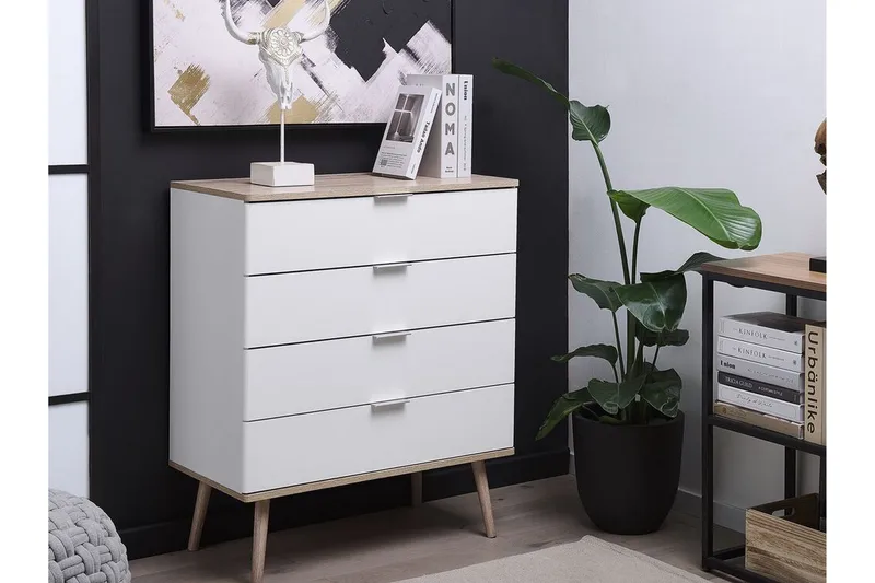 Walpi Kommode 79 cm - Hvid - Opbevaring - Opbevaringsmøbler - Kommode - Entrékommode