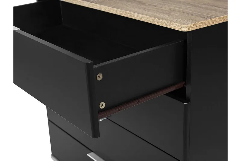 Walpi Kommode 79 cm - Sort - Opbevaring - Opbevaringsmøbler - Kommode - Entrékommode