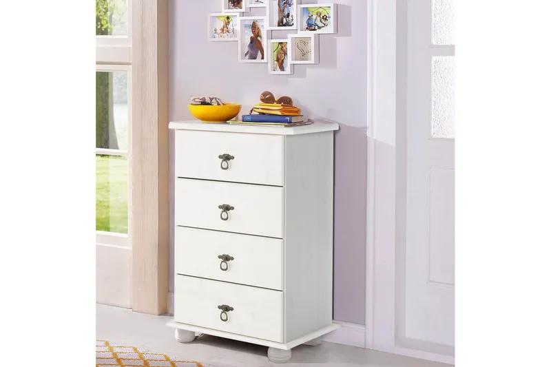 Welton kommode 50x80 cm - hvid - Opbevaring - Opbevaringsmøbler - Kommode - Entrékommode