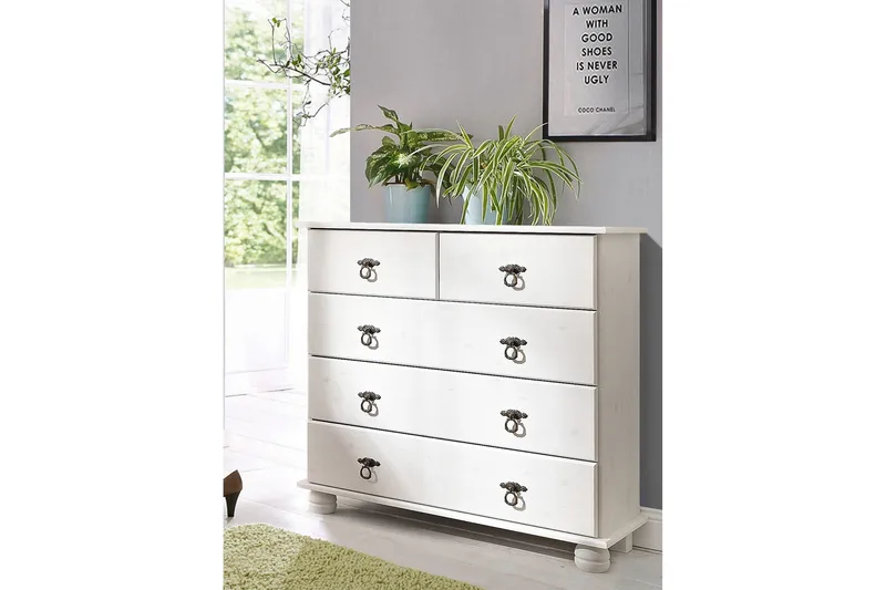 Welton kommode 82 cm - hvid - Opbevaring - Opbevaringsmøbler - Kommode