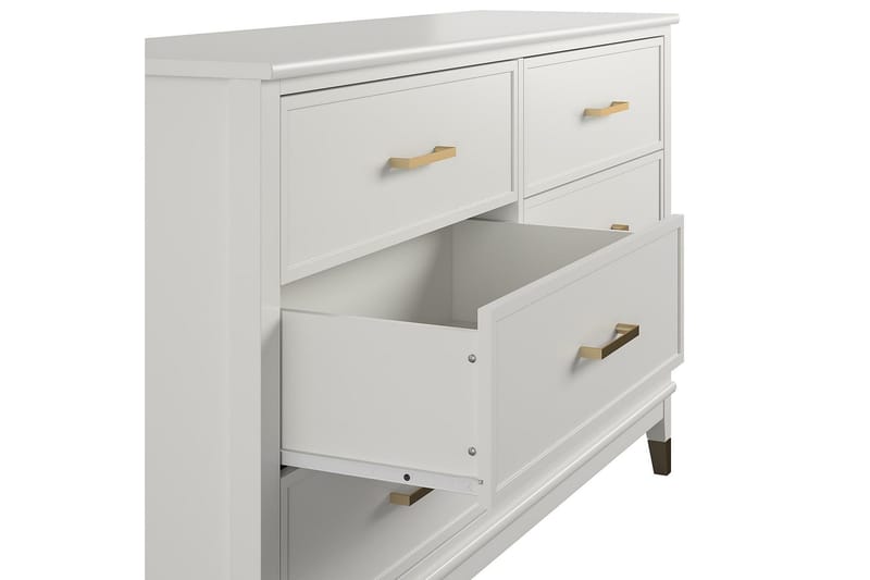 Westerleigh Kommode 144x41 cm Hvid - CosmoLiving - Opbevaring - Opbevaringsmøbler - Kommode