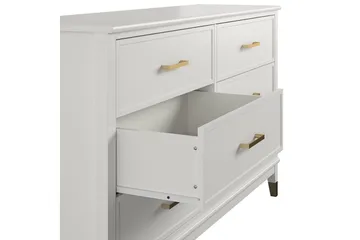 Westerleigh Kommode 144x41 cm Hvid - Opbevaring - Opbevaringsmøbler - Kommode