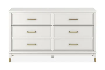 Westerleigh Kommode 144x41 cm Hvid - Opbevaring - Opbevaringsmøbler - Kommode