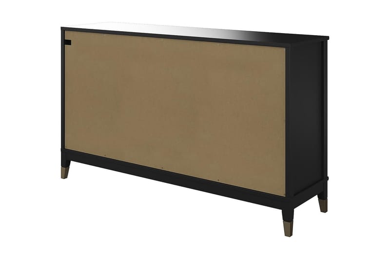 Westerleigh Kommode 144x41 cm Sort/Guld - Opbevaring - Opbevaringsmøbler - Kommode