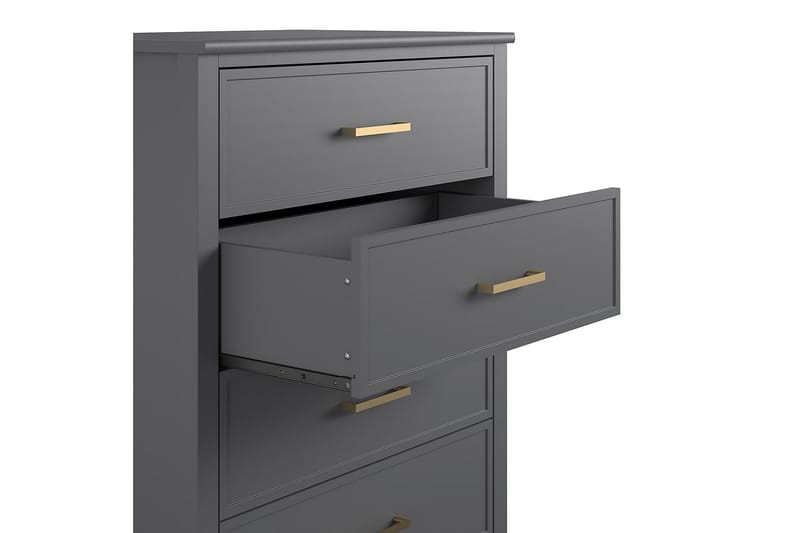 Westerleigh Kommode 76x50 cm Grafitgrå - Opbevaring - Opbevaringsmøbler - Kommode - Entrékommode