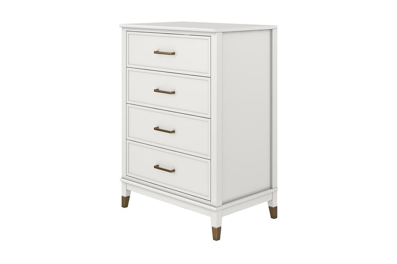 Westerleigh Kommode 76x50 cm Hvid - CosmoLiving - Opbevaring - Opbevaringsmøbler - Kommode - Entrékommode