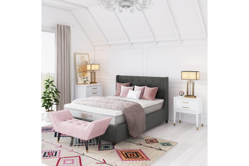 Westerleigh Kommode 76x50 cm Hvid - Opbevaring - Opbevaringsmøbler - Kommode - Entrékommode