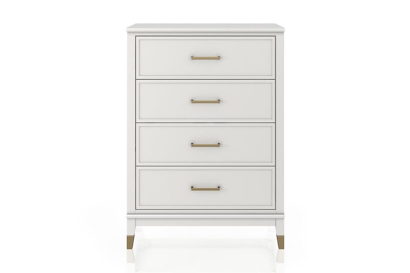 Westerleigh Kommode 76x50 cm Hvid - Opbevaring - Opbevaringsmøbler - Kommode - Entrékommode
