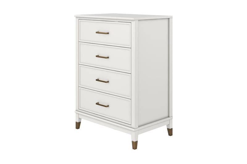 Westerleigh Kommode 76x50 cm Hvid - Opbevaring - Opbevaringsmøbler - Kommode - Entrékommode