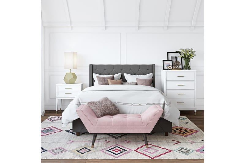 Westerleigh Kommode 76x50 cm Hvid - Opbevaring - Opbevaringsmøbler - Kommode - Entrékommode