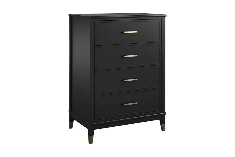 Westerleigh Kommode 76x50 cm Sort/Guld, undefined