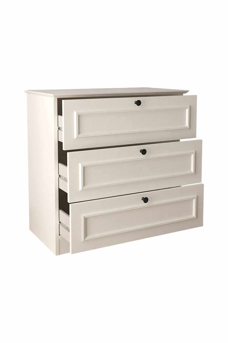 Wonthaggi kommode 78 cm - Hvid - Opbevaring - Opbevaringsmøbler - Kommode - Entrékommode