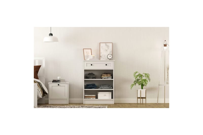 Zavira Kommode 70 cm - Mat Hvid - Opbevaring - Opbevaringsmøbler - Kommode - Entrékommode